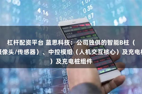 杠杆配资平台 蓝思科技：公司独供的智能B柱（集成摄像头/传感器）、中控模组（人机交互核心）及充电桩组件